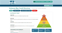 Desktop Screenshot of hobsonsbayyouthdirectory.com